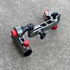 Universal Aluminum Alloy Double Rod Holder for Infinitely Adjustable Fishing Chair