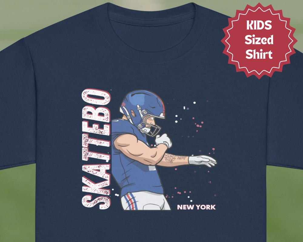 KIDS Skattebo Shirt Giants YOUTH Cam Tee New York Football Tee Giants RB T Shirt Unisex T-Shirt S