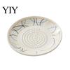 Multifunctional Garlic Dish Ceramic Grinder, Multi-Functional Grating Plate, Manual Ginger Grater Bowl Zester Bowl, All-in-One Prep Mixing Serving