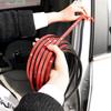 Double Layer Self-Adhesive Car Door Rubber Seal Strip - 5 Holes Sealing Stickers, Noise Ulation Weatherstrip, Edge Protector, Auto Interior