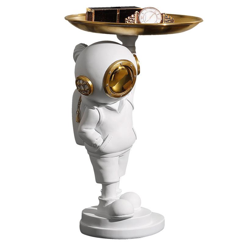 Nordic Diving Astronaut Ornaments Entrance Key Storage Living Room Top TV Cabinet Tabletop Home Creative Design Soft Decorations