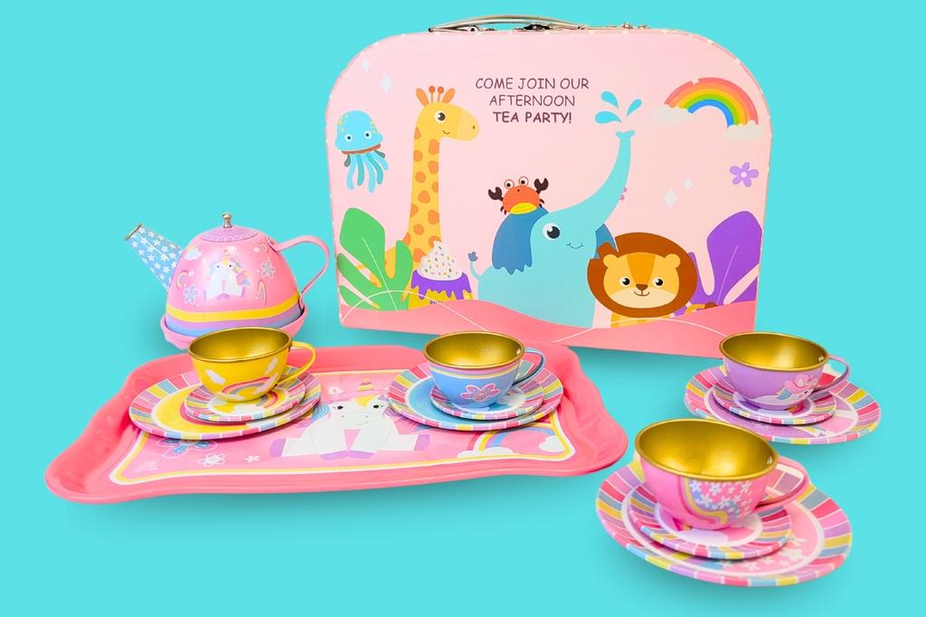 Coffee Set, Tea Set, Children's Accessories, Suitcase, Unicorn