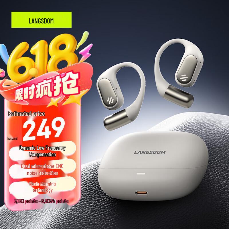 

Lanston Open-Ear Bluetooth Headset