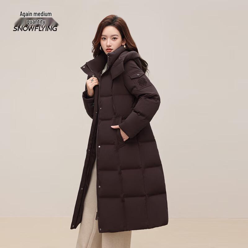 

Xuezhongfei Women s Mid-Length Hooded Down Jacket L