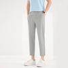 Men's Casual Elastic Waist Cropped Pants