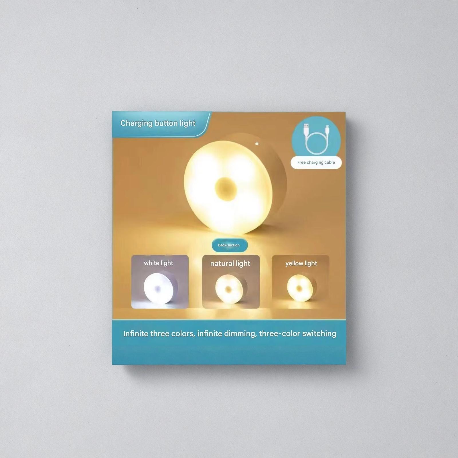 

LED Desk Lamp Eye-Caring Rechargeable Magnetic Night Light for Dormitory Students one size
