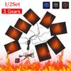 3 Stufen Elektrischer Stoffheizer USB Heizkissen Outdoor Thermisch Winter Heizweste Pads Westenheizung für DIY Beheizbare Kleidung