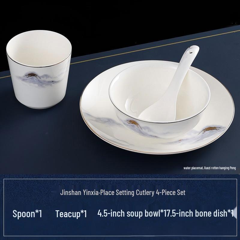Abay Golden Mountain Bone China Tableware Set