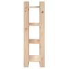 Vidaxl Bookshelf/Room Divider, 41X35X125 Cm, Solid Pine Wood