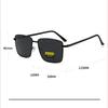 Occhiali da Sole Polarizzati alla Moda Uomo Quadrati in Metallo Guida Viaggio Vintage Retro Per Donna Occhiali da Sole Parasole Occhiali da Vista Esterno UV400