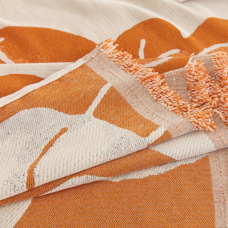 Chenille Rose Jacquard Sofa Towel Four Seasons Universal Inclusive Couch Cover Cloth One-piece Type Tassel Edge Retro Sofa Towel