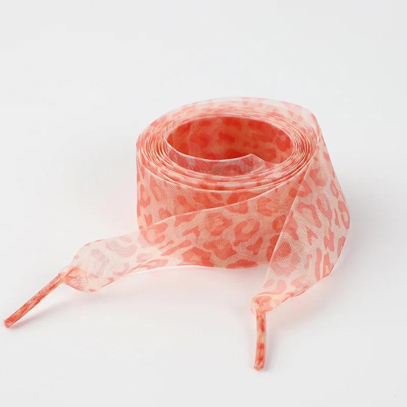 

Ширина 2,5 см Длина 80 см/100 см/120 см Прозрачный шнурок для обуви для женщин Девушка Цвет Плоские шнурки Принт Леопард Пряжа Шнурки для обуви 80cm