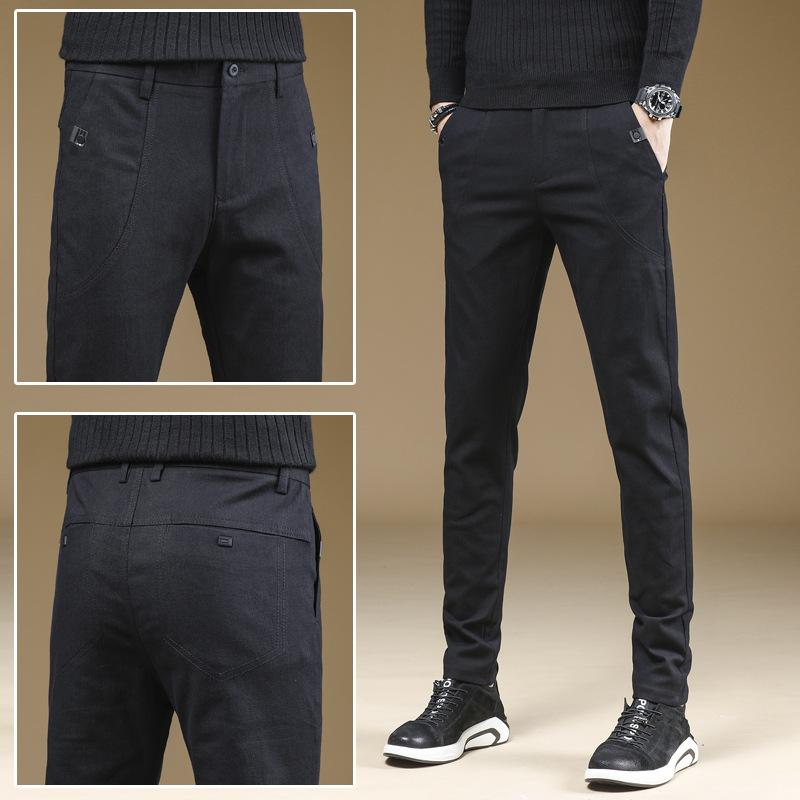 Casual Pants, Men's Cotton Pants, Seasonal Korean Classic Casual Pants, Business Casual Pants, Men's