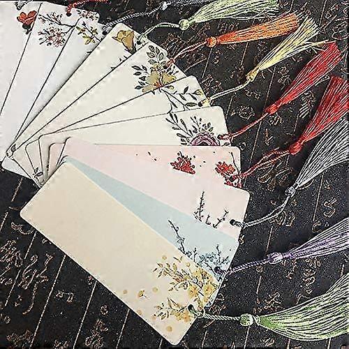 48 Pieces of Kraft Blank Card Bookmarks for DIY Projects and Gift Tags, White