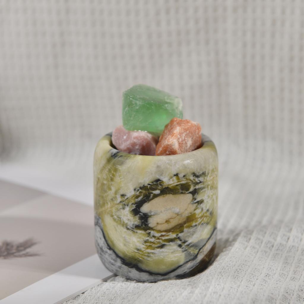 Handmade Luxury Stone Candlestick Stand Table Centerpiece Ornament Dinning Wedding Festival Marble Tealight Candle Holder