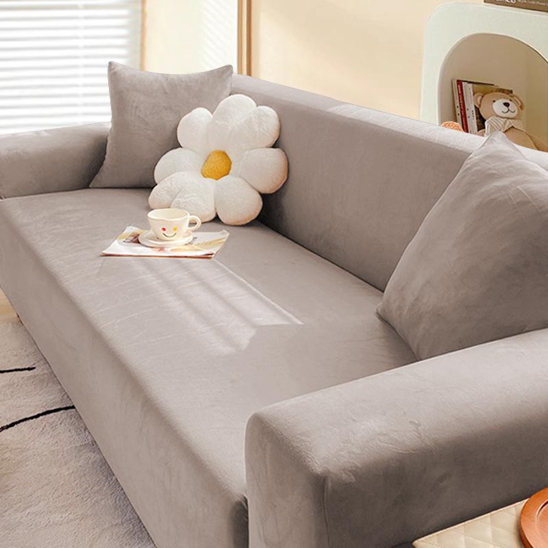 

Modern Velvet Sofa Cover Elastic Full Cover Universal Dustproof Anti Cat Scratch Four Seasons All InJUEusive 90-140cm