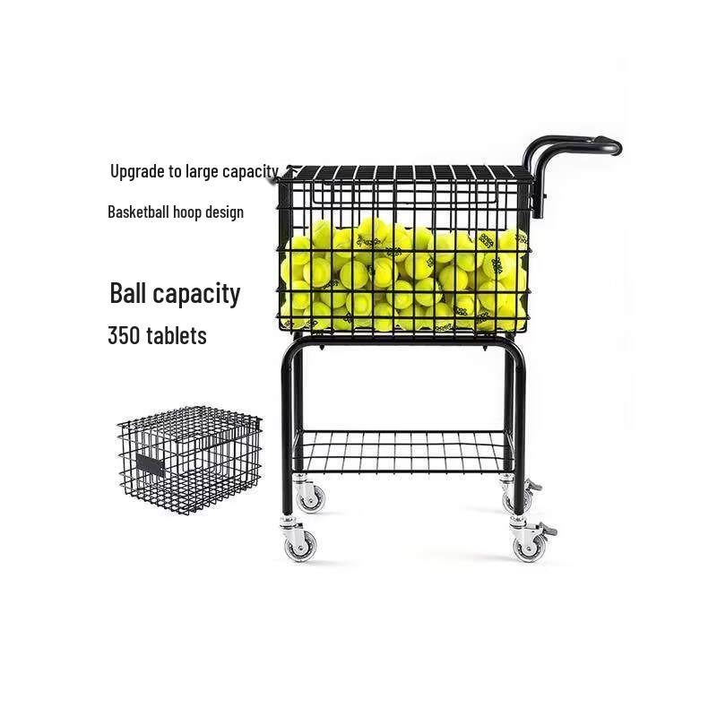 Jundingying Tennis Ball Storage and Pickup Cart