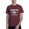 ZX 100 Cotton Argentina Argentinian Flag t shirts Men Casual tshirts Women Clothing TShirts Tops Tees S6XL Gift