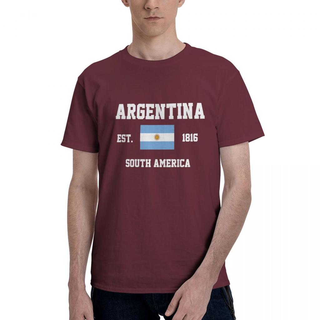 ZX 100 Cotton Argentina Argentinian Flag t shirts Men Casual tshirts Women Clothing TShirts Tops Tees S6XL Gift
