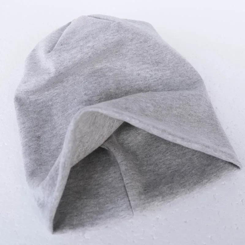 0M-4Y New Baby Street Dance Hip Hop Spring Autumn Hat Scarf for Boys Girls Knitted Cap Winter Warm Solid Color Children