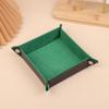 Key Box Pu Leather Folding Dice Tray Box Dice Game Tray For Game Dice Storage Table Board Games