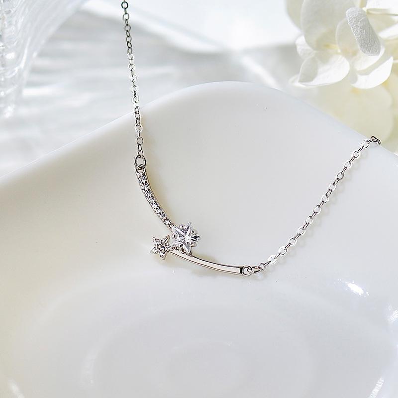 Super Fairy Gentle Wind Star Necklace, Female Niche Design, Temperament, Collarbone Chain, Gift To Best Friend