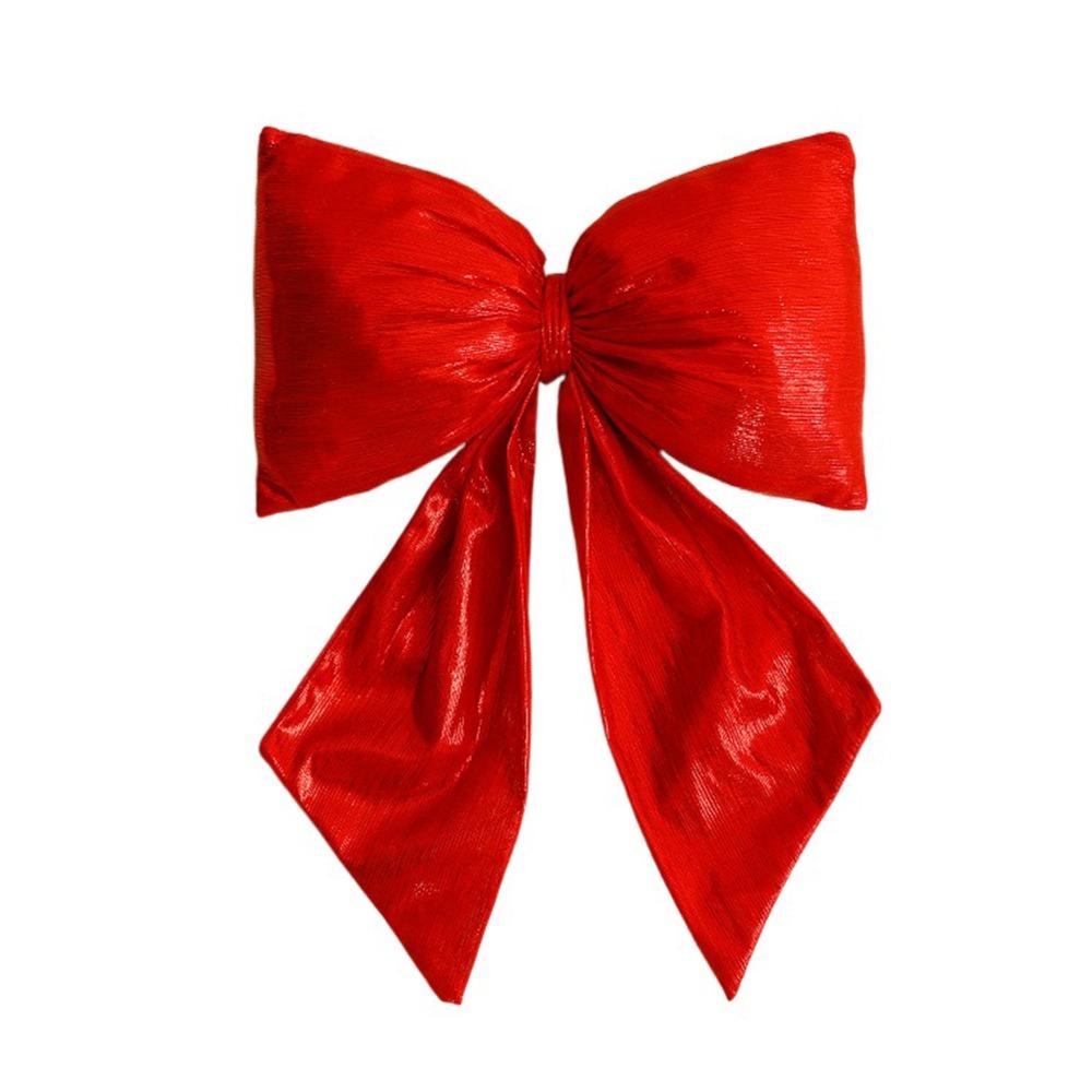Tree Topper Decor Christmas Plaid Bowknot Elegant Christmas Wreaths Bow  Happy New Year Decoration