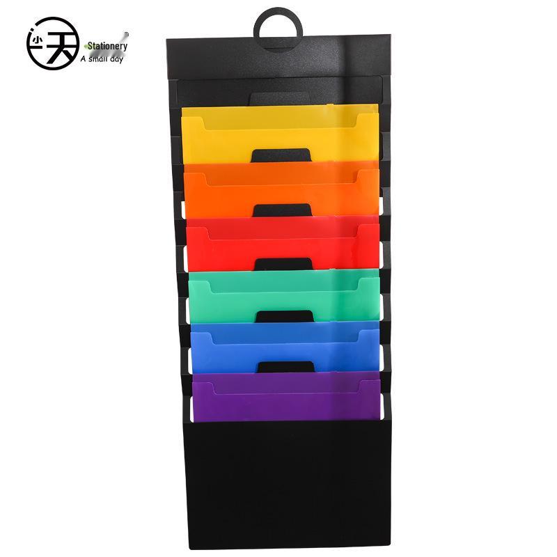 Nástěnná harmoniková taška: Vícevrstvý úložný prostor na testové papíry A4 pro studenty