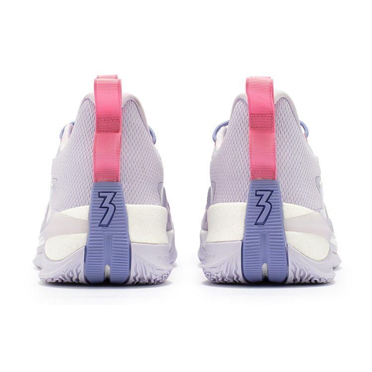 361 Big3 3.0 Pro Dinwiddie PE Abrasion Resistant Slip Resistant High top Basketball Shoes Men's Hyacinth Purple 672311102F-1