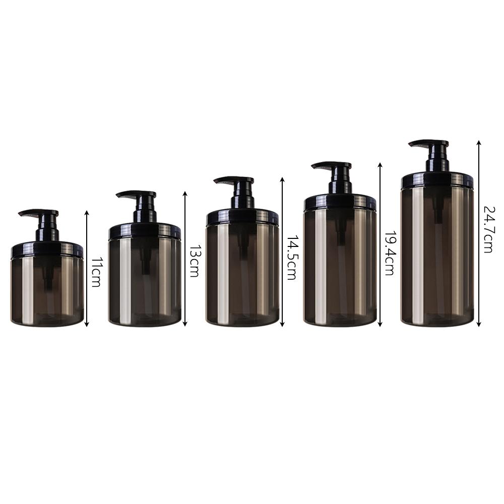 Wide Mouth Pump Bottle Dispenser Clear Storage Bottle  for Shampoo Conditioner Lotion