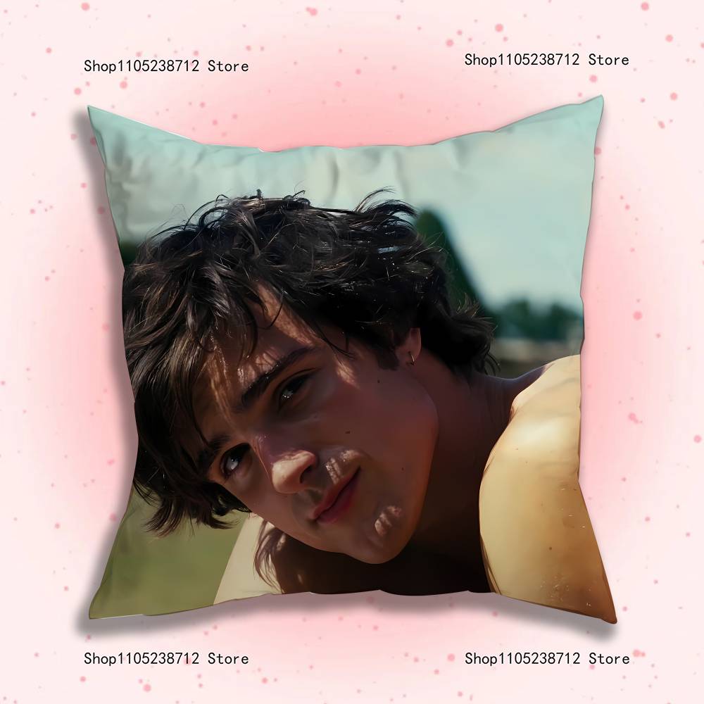 J-Jacob E-Elordi Pillow Case Plush Fabric Soft Pillowcase Double Sided Print Sofa Cushion Cover Throw