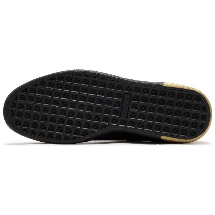 Puma Suede Dance Crew Unisex Black Gold Metallic 398306-01