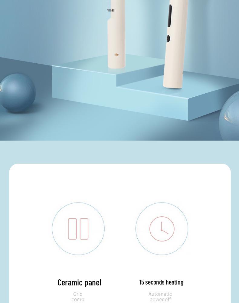 Electric Curling Iron - Large Curling Barrel for Styling and Egg Roll Curls