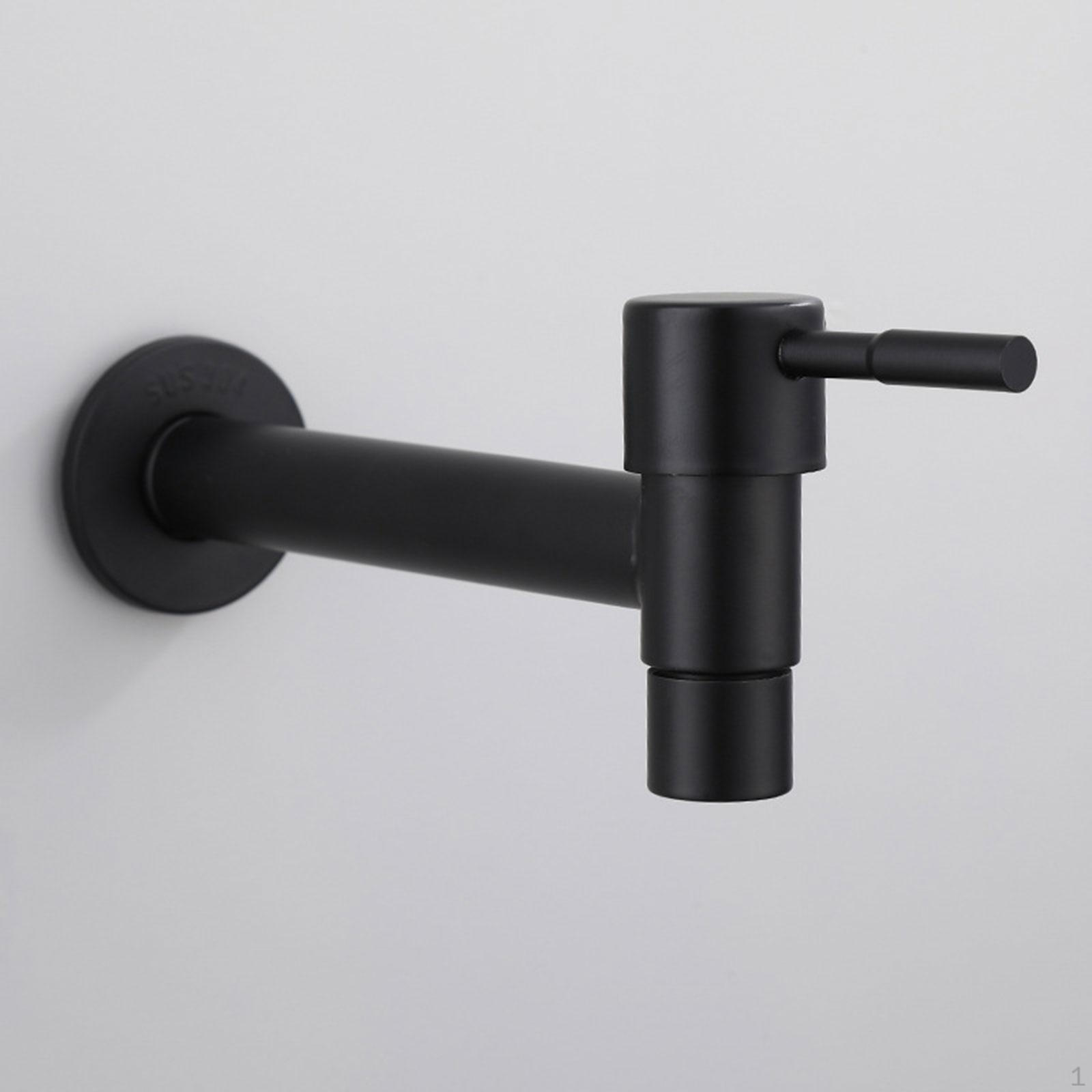 Bathroom Shower Mixer Tap, Water Taps, Tap Bibcock Kitchen Sink Faucets Fitting for black and long