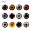 20pcs/10pairs 6mm-20mm Puppet Crystal Eyes Plastic Glitter Crystal Eyes  DIY Doll Accessories