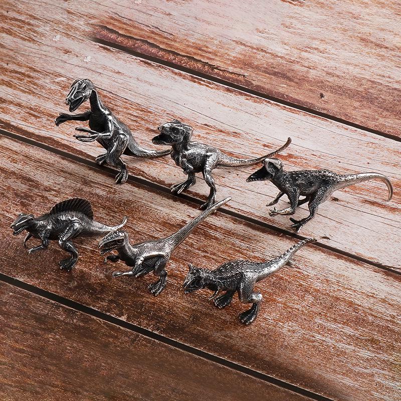 Creative Stainless Steel Dinosaur Figurine – Home Decoration & Children's Gift