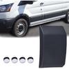 G-PLUS Exterior Pillar Moulding Trim Cladding Under Fuel Door Trim Left Driver Side Compatible with Ford Transit (Gas Engine Only) 150 250 350