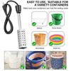 2500W Heating Immersion Heater Boiler 220V Rapid Heating Rod Hot Water Pool Heater  Water Heating