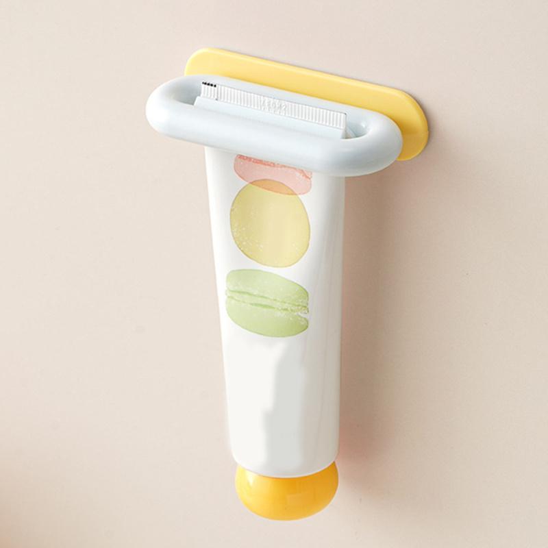 Toothpaste Tube Squeezer Manual Extruder Clamp for Lotion Facial Cleanser Tubes Reusable Plastic Dispenser for Daily Use