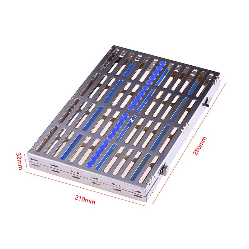 

Стоматологическая кассета из нержавеющей стали, лоток для дезинфекции, стоматологический автоклавируемый хирургический стерилизационный бокс, стойка для стерилизации L