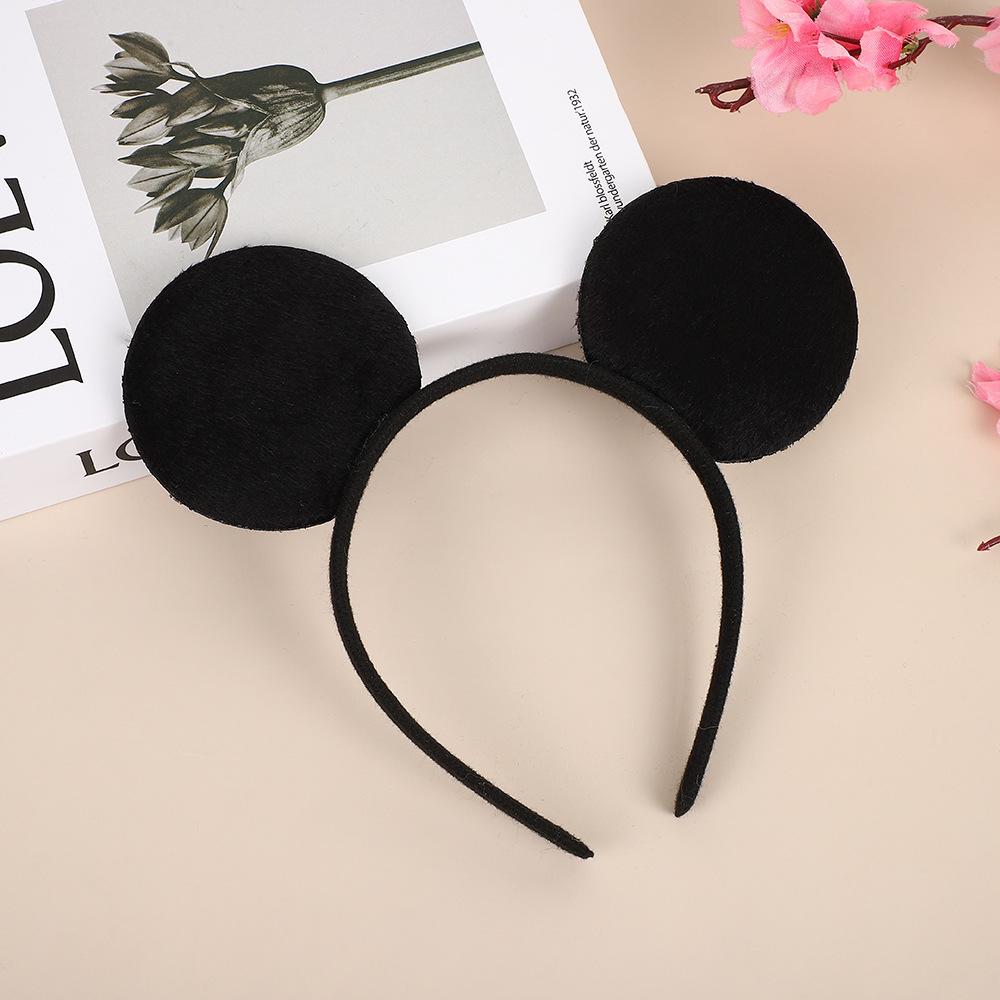 Mickey headband Mickey Mouse headband Minnie Bow headband black ear hair accessory celebration outfit headband