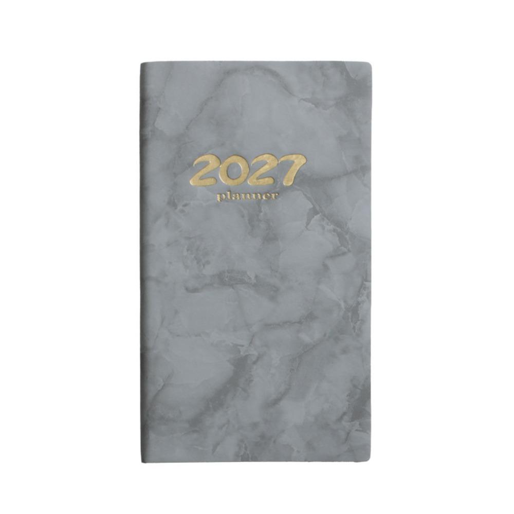 

with Calendar 2027 Agenda Book A6 Notebooks To Do List English Notepad School Office Supplies сірий