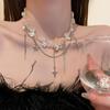 Stylish Beaded Shell Starfish Necklace for Women - Chic Clavicle Chain with Unique Design