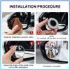 Pro BMW E60 E46 E39 E38 E90 E36 F30 E30 E31 E34 F10 E87 E92 E91 E53 E70 X1 X5 X3 X6 Nastavitelný 360stupňový úhlový odznak zrcátka pro sledování mrtvého úhlu zadního pohledu do auta