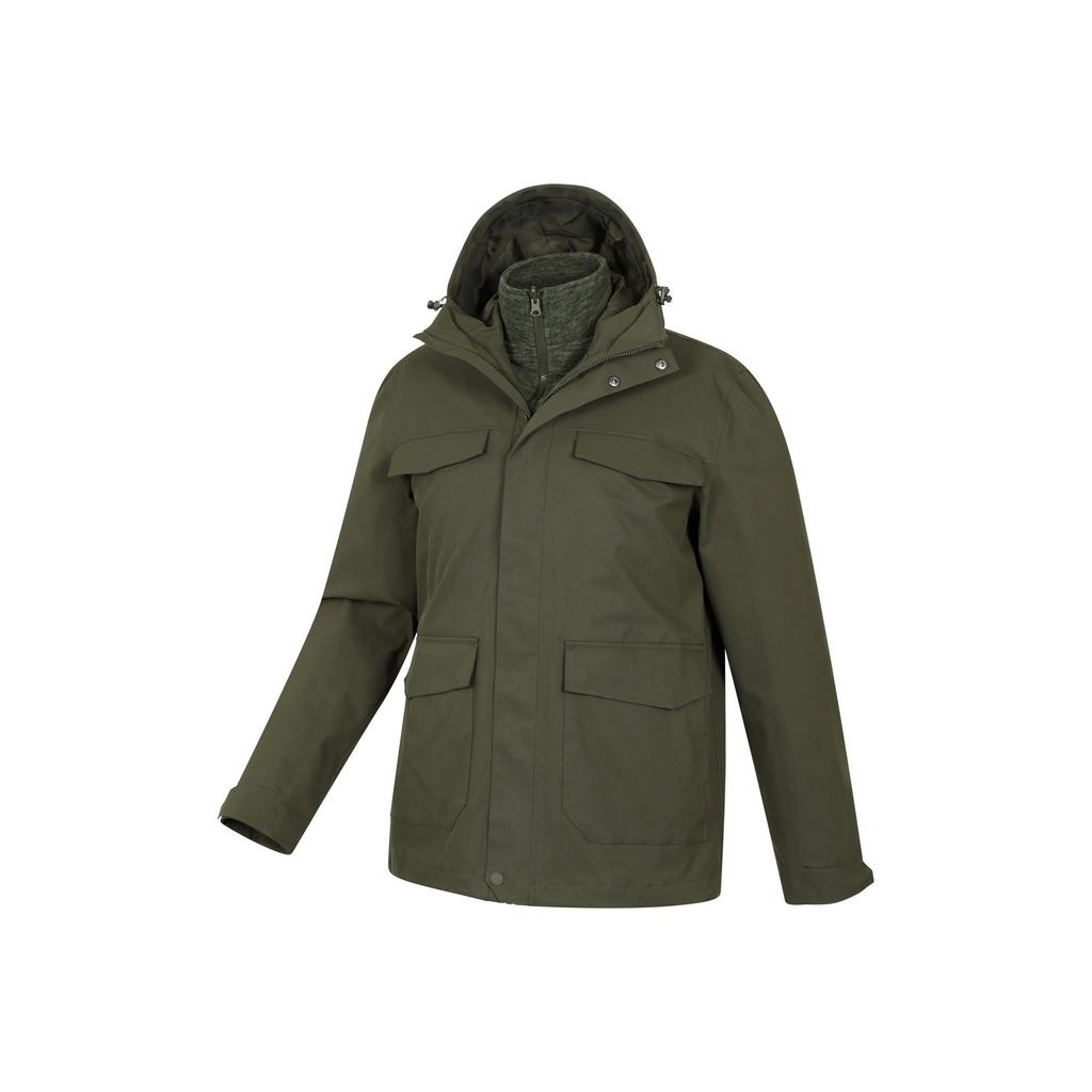 Mountain Warehouse Mens Rushes 3 In 1 Waterproof Jacket