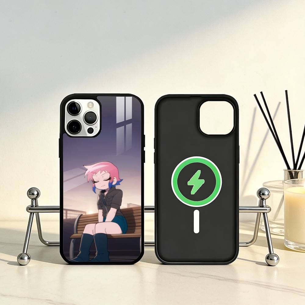 R-Ramona F-Flowers Phone Case For iPhone17,16,15,14,13,12,11 Plus,Pro Max Magnetic For Magsafe Wireless Charging