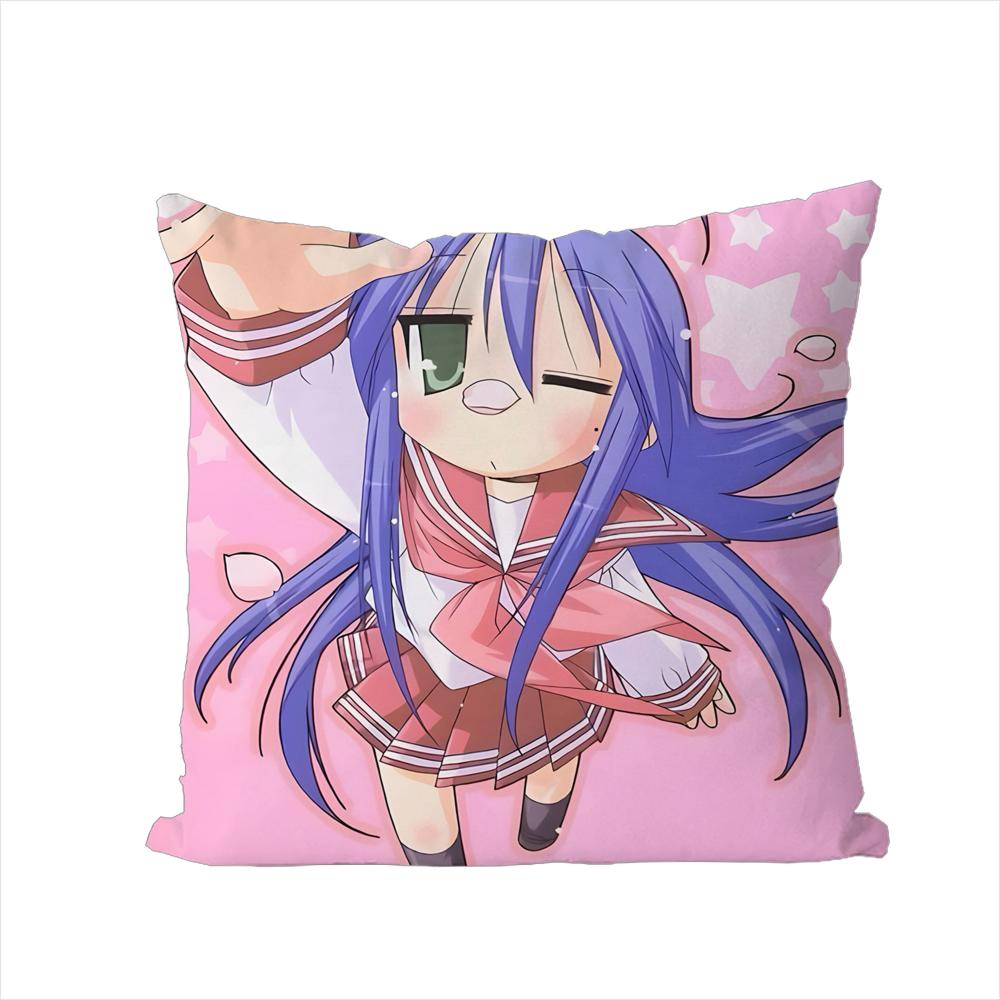 Lucky Star Pillow Case For Car Sofa Decorative Home Doublesided Print Plush Square Throw Pillow Cushion Cover
