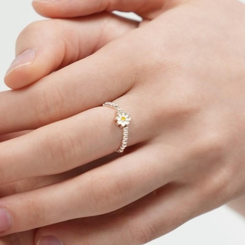 BONBEAU Mini motif silverball Ring Mini motif 925 silver ball banding ring 2mm