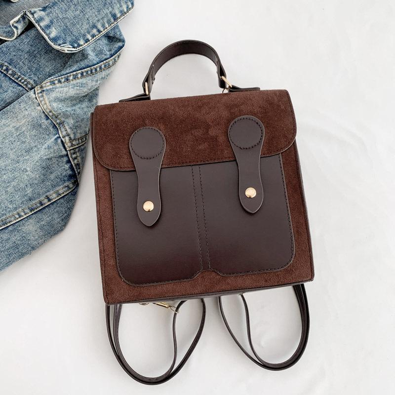 

Сумка Niche Design для женщин, новый рюкзак, ретро-ручной корейский повседневный однотонный рюкзак