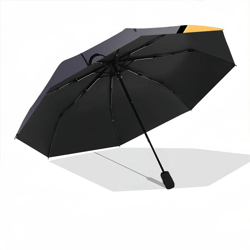 1pc Cat Cup Picture Automatic Folding Umbrella Portable Collapsible Umbrella for All Seasons, 8-Rib Durable Construction, Perfect Gift